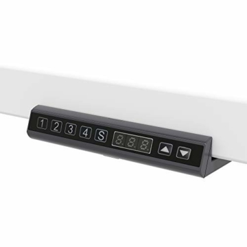 boho möbelwerkstatt Premium Line - TÜV geprüfter, elektrisch stufenlos höhenverstellbarer Schreibtisch in Schwarz mit Kollisionschutz, Memory-Steuerung und Softstart/Stop Funktion. Made IN Germany - 3