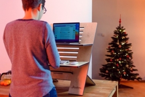 ergonomisch arbeiten schreibtischaufsatz höhenverstellbar